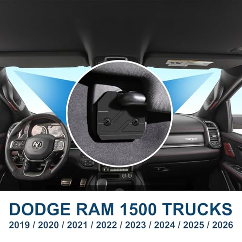 Aluminum Alloy Sun Visor Repair Kit Compatible with RAM 1500 2019-2026,2-Pack