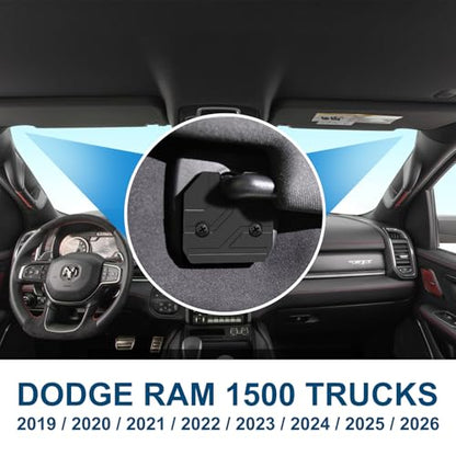 Aluminum Alloy Sun Visor Repair Kit Compatible with RAM 1500 2019-2026,2-Pack