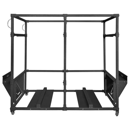 Jeep Wrangler Hardtop Storage Cart with Sliding Rack