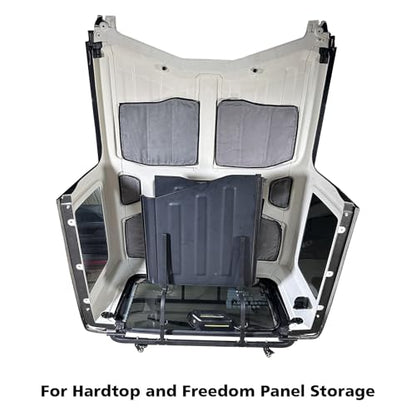Jeep Wrangler Hardtop Storage Cart with Sliding Rack