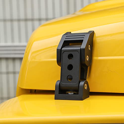 Aluminum Hood Latches for Jeep Wrangler TJ 1997-2006 (Black)
