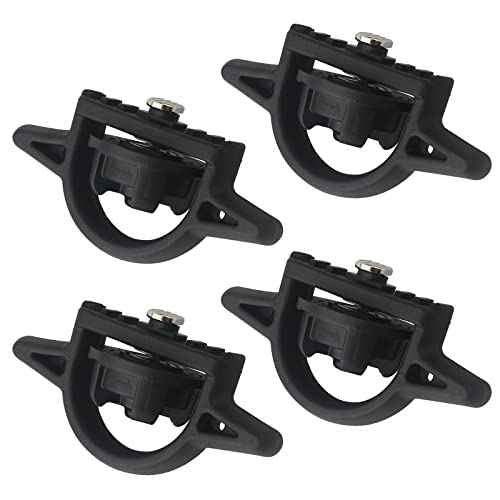 Bed Cleat Tie Down Anchor for Truck Bed Rail System 4pcs Compatible with 2005-2024 Toyota Tacoma Tundra Cargo Bed Accessories Parts PT278-35160 Striker Luggage Holders