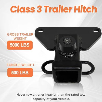 Trailer Hitch Receiver, 2" for Jeep