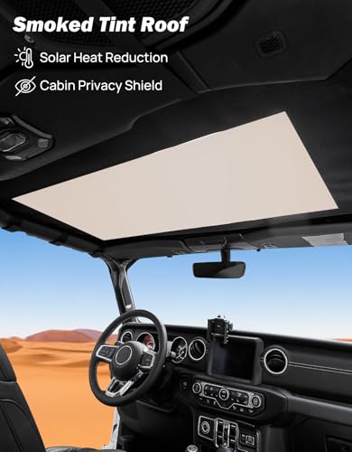 Waterproof Sun Shade Top for 2018–2026 Jeep Wrangler JL 4-Door & 2020–2026 Gladiator JT2007-2018 JK