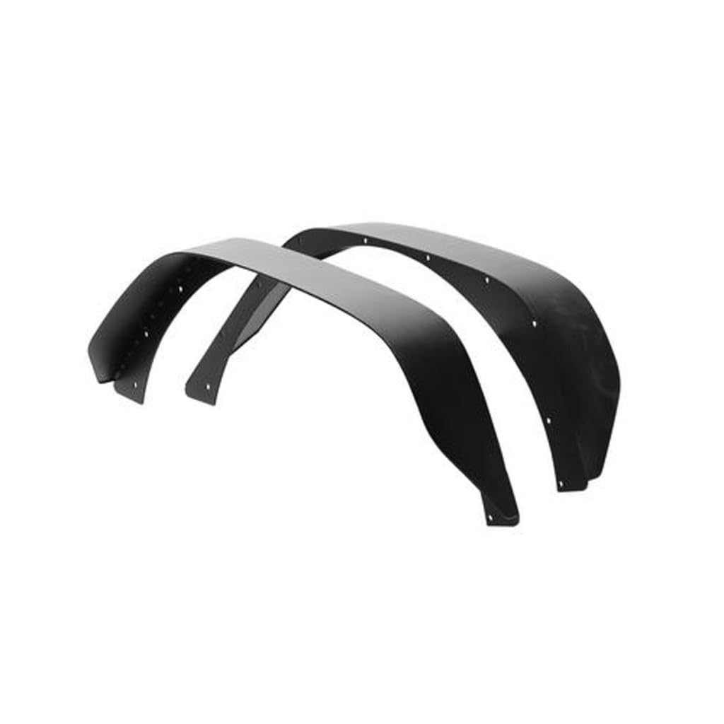 Jeep Wrangler JL Fender Flares, Steel, Flat, Paintable, 4-Door