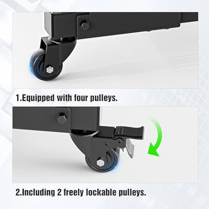 Jeep Wrangler/Gladiator Door Hanger Storage Rack with Dust Cover