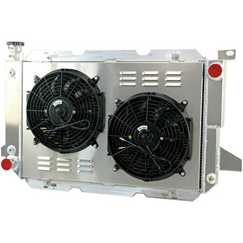 4-Row Aluminum Radiator Kit for 85-97 Ford F-Series/Bronco