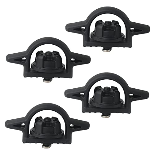 Bed Cleat Tie Down Anchor for Truck Bed Rail System 4pcs Compatible with 2005-2024 Toyota Tacoma Tundra Cargo Bed Accessories Parts PT278-35160 Striker Luggage Holders