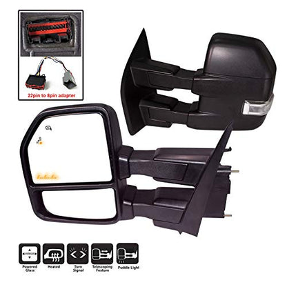 Tow Mirrors for 2015-2020 Ford F-150 Pickup
