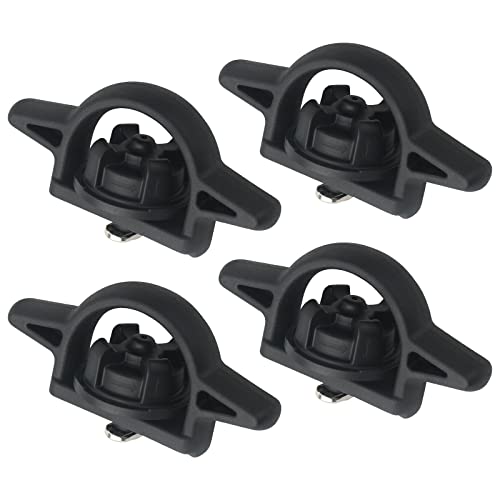 Bed Cleat Tie Down Anchor for Truck Bed Rail System 4pcs Compatible with 2005-2024 Toyota Tacoma Tundra Cargo Bed Accessories Parts PT278-35160 Striker Luggage Holders