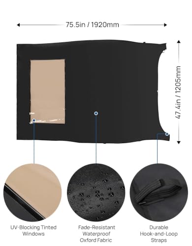 Waterproof Sun Shade Top for 2018–2026 Jeep Wrangler JL 4-Door & 2020–2026 Gladiator JT2007-2018 JK