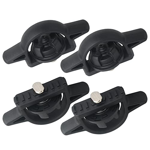 Bed Cleat Tie Down Anchor for Truck Bed Rail System 4pcs Compatible with 2005-2024 Toyota Tacoma Tundra Cargo Bed Accessories Parts PT278-35160 Striker Luggage Holders