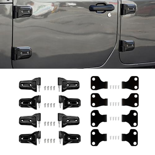 Jeep Wrangler JL JT Door Hinge Kit, 16 Pcs