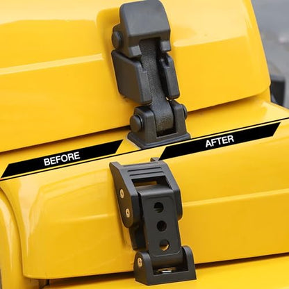 Aluminum Hood Latches for Jeep Wrangler JK/JL/Gladiator JT