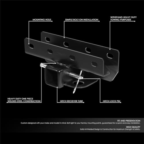 Jeep Wrangler JK Class 3 Trailer Hitch, 2-inch Receiver