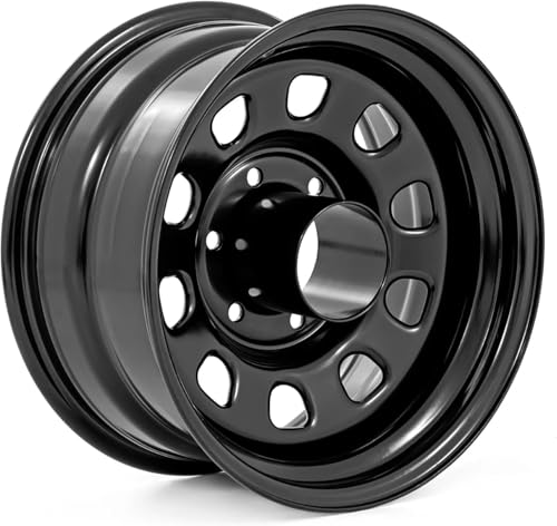 Black Steel D-Window Off-Road Wheel for Trucks