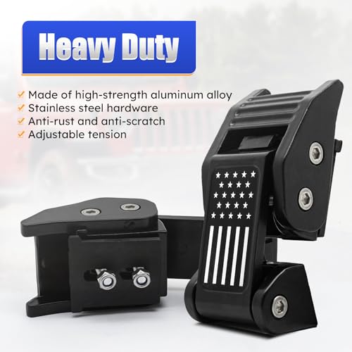 Jeep Hood Latch Kit, Aluminum Alloy