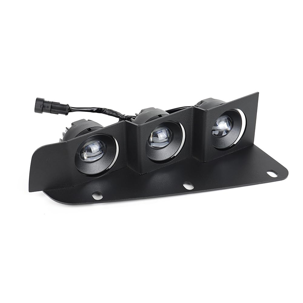 Bronco Bumper LED Fog Lights, White DRL for 2021-2024 2/4 Door