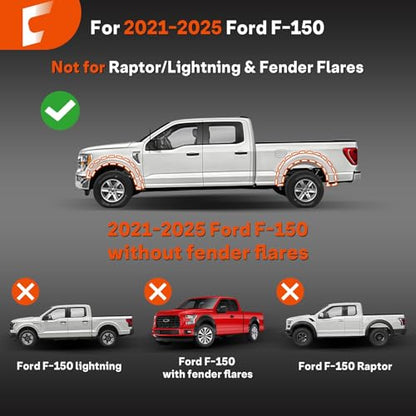 Mud Flaps Fit for Ford F150 2026 2025 2024 2023 2022 2021 Pickup Trucks