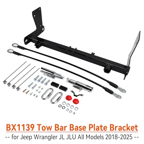 Tow Bar Base Plate Bracket for Jeep Wrangler JL JLU