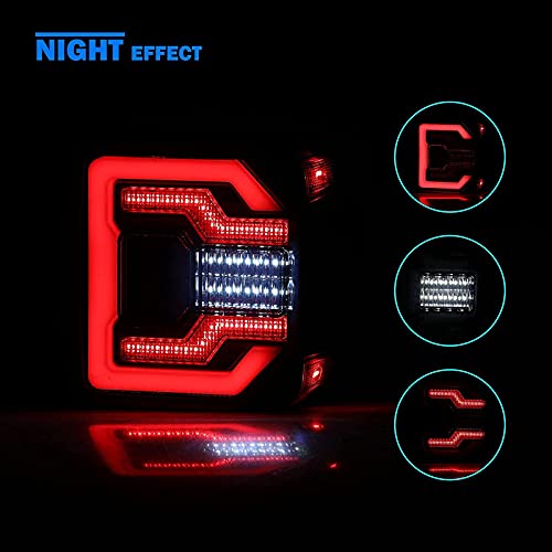 LED Tail Lights for 2018-2026 Jeep Wrangler JL/2021-2026 Wrangle 4XE Plugin