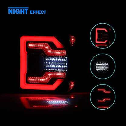 LED Tail Lights for 2018-2026 Jeep Wrangler JL/2021-2026 Wrangle 4XE Plugin
