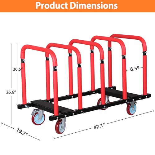 Jeep Wrangler/Bronco Door Storage Cart with Hanger & Wheels