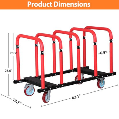 Jeep Wrangler/Bronco Door Storage Cart with Hanger & Wheels