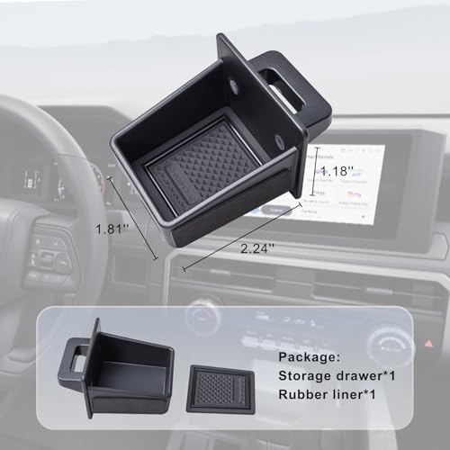 Storage Drawer Tray For 2024-2026 Toyota Tacoma and 2025 2026 4Runner