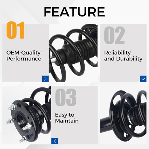 Front Shock Absorber Strut Fit for 2013-2019 Ford Explorer FWD
