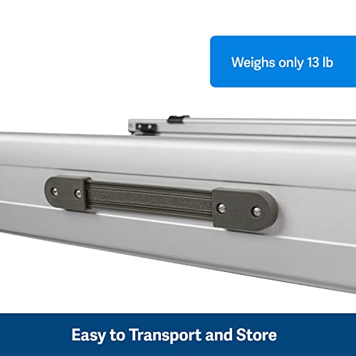 Telescoping Dog Ramp Extends from 39-71 Inches No Slip High Traction Surface Collapsible and Locking - OHMU