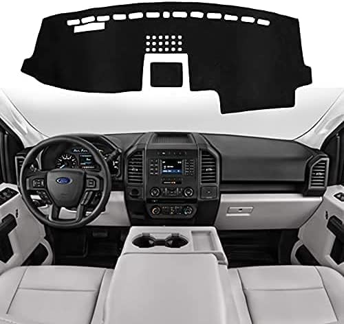 Dash Cover for 2015-2020 Ford F-150 - Felt Dash Mat, UV Protection, Non-Slip