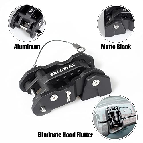 Aluminum Hood Latches for Jeep Wrangler & Gladiator