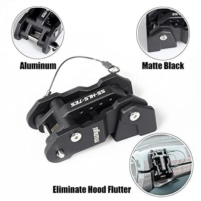 Aluminum Hood Latches for Jeep Wrangler & Gladiator