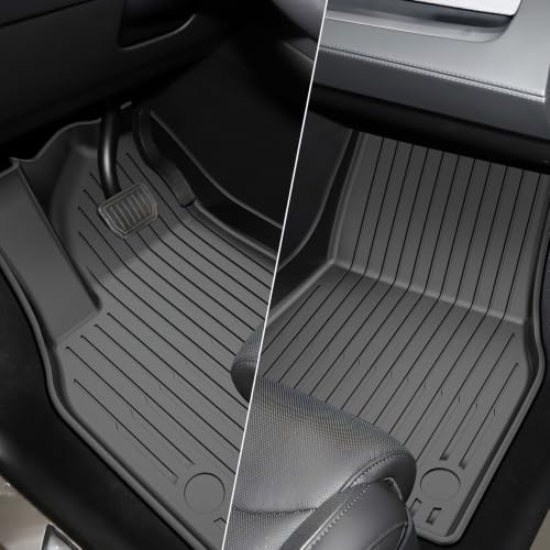 9-Piece TPE Floor Mats for 2026–2027 Tesla Model YL 6-Seater