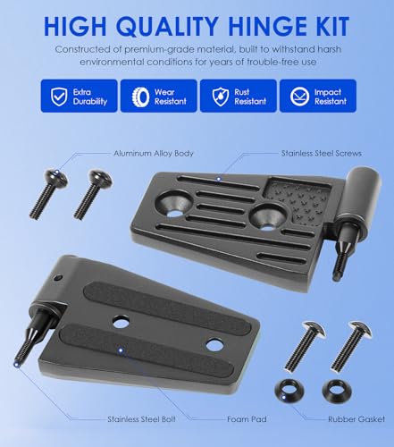 Jeep Wrangler JK Heavy-Duty Aluminum Door Hinge Kit