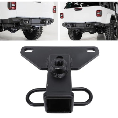 Heavy-Duty Steel 2-Inch Rear Trailer Hitch Receiver for Jeep Gladiator