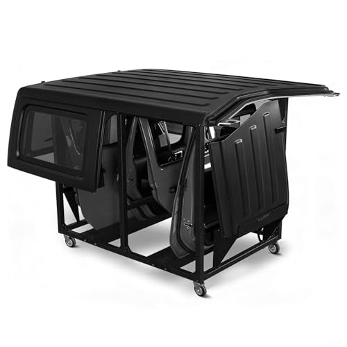 Jeep Wrangler Hardtop Storage Cart with Sliding Rack