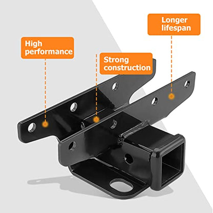 Jeep Wrangler JL/JLU 2" Rear Trailer Hitch & Wiring Harness