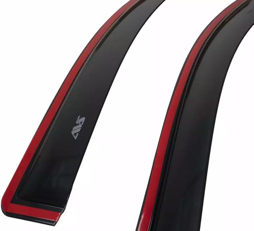 In-Channel Rain Guards (4-PCS) for 2009-2024 Ram 1500 Classic & 2010-2025 Ram 2500/3500 Crew/Mega Cab (Smoke) - 194109