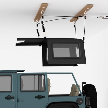 Jeep Wrangler, Bronco Hardtop Hoist with Anti-Drop System
