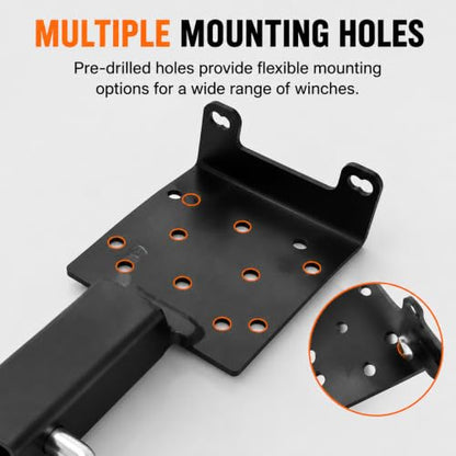 Heavy Duty Steel Winch Mount Plate for Jeep JL