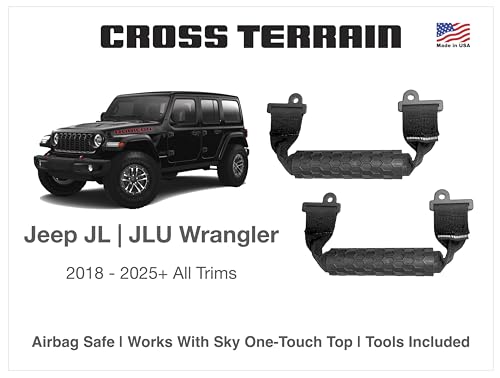 Magnetic Stow-Away Grab Handles for Jeep Wrangler JL 2018-2026