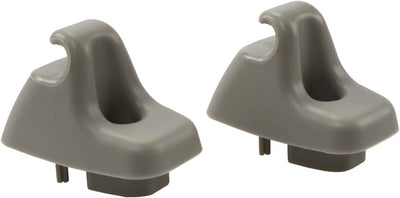 2-PCS Gray Sun Visor Clips for 2009-2021 Dodge Ram 1500/2500/3500/4500/5500 - Replaces 1HS09BD1AA