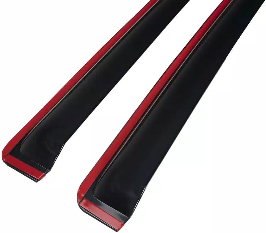 In-Channel Rain Guards (4-PCS) for 2009-2024 Ram 1500 Classic & 2010-2025 Ram 2500/3500 Crew/Mega Cab (Smoke) - 194109