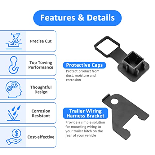 2" Trailer Hitch Receiver with 4-Pin Wiring