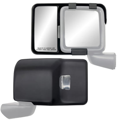 Jeep Wrangler Towing Mirrors, Custom Fit