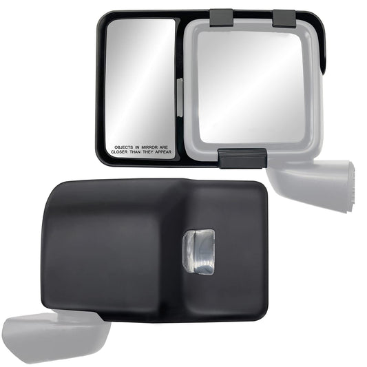 Jeep Wrangler Towing Mirrors, Custom Fit
