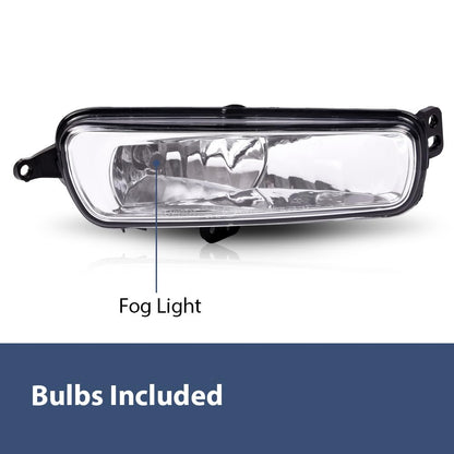Ford Focus Front Bumper Fog Lights with Bulbs, Pair