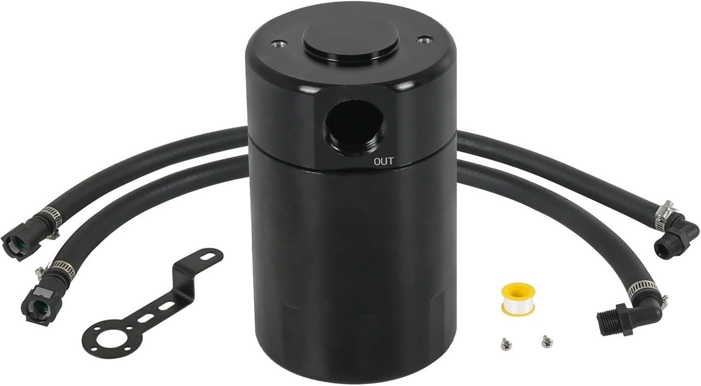 Oil Catch Can for 2014-2018 Chevy/GMC 1500 & 2015-2020 Full-Size SUVs - Air/Oil Separator